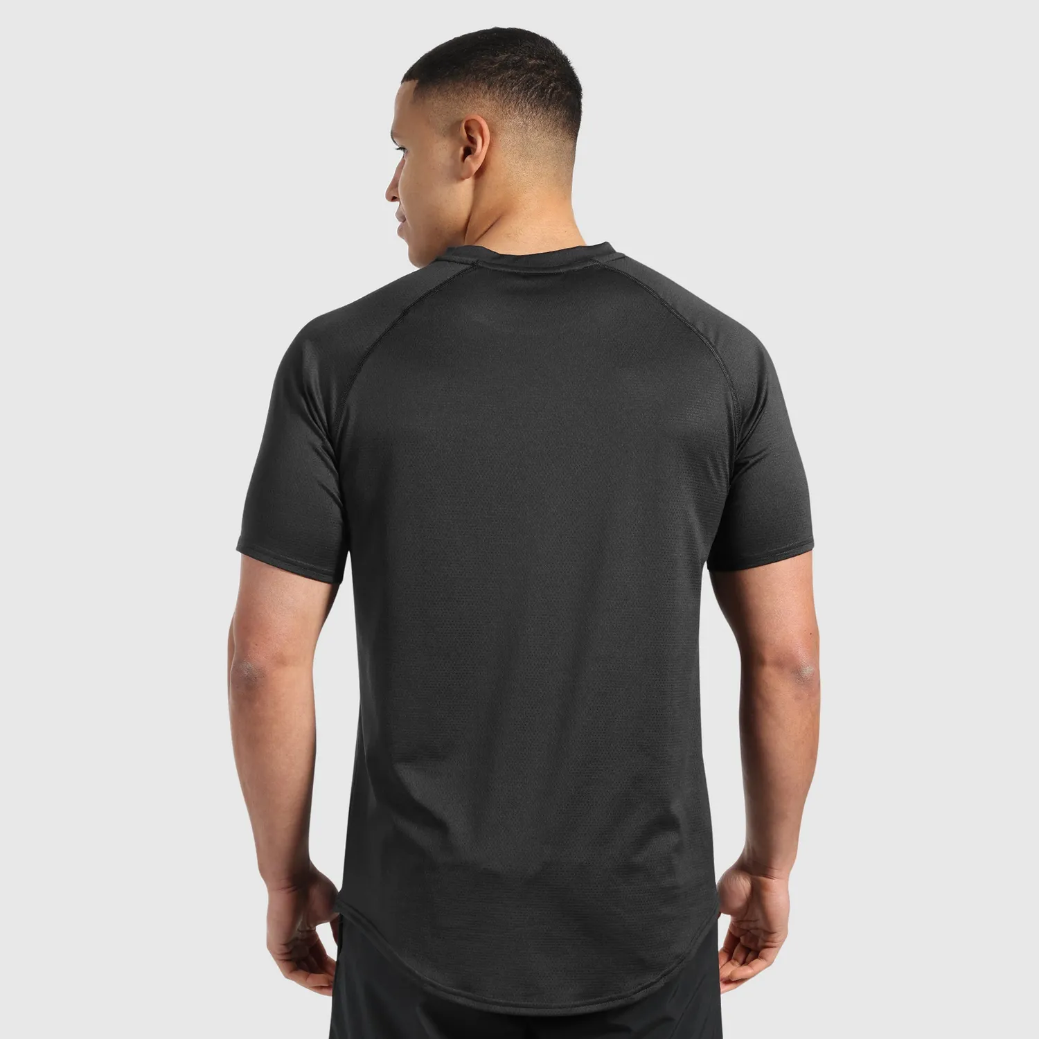Smilodox Lunara Powerfit Pro T-Shirt Schwarz Raglan