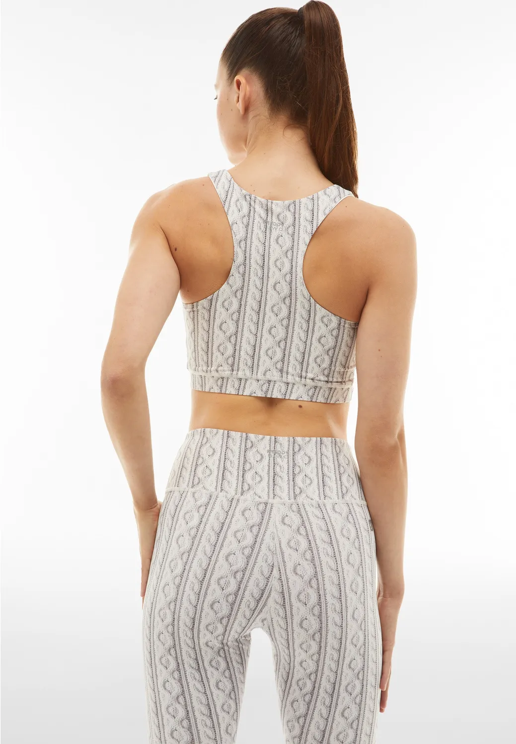 Freddy Sport-BH Tricot-Print grau mittlerer Halt