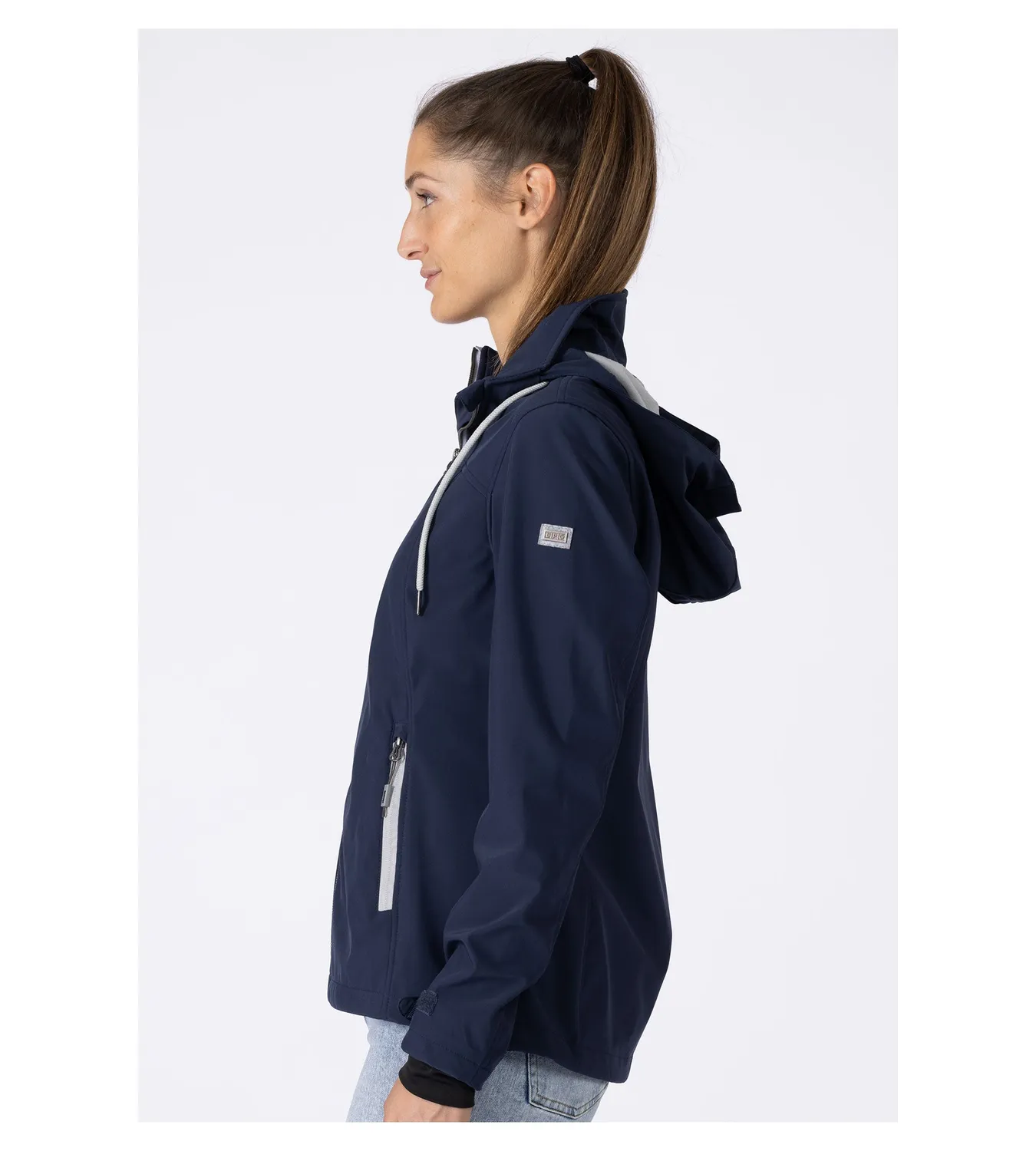 LPO Sila Softshelljacke Damen dunkelblau winddicht