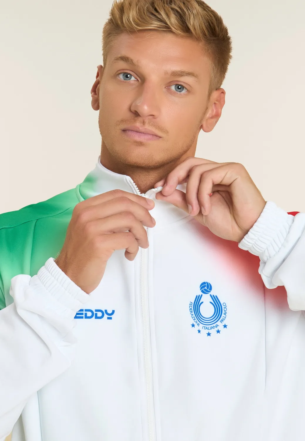 Freddy Beach Volley Italia 2025/26 Jacke Weiß