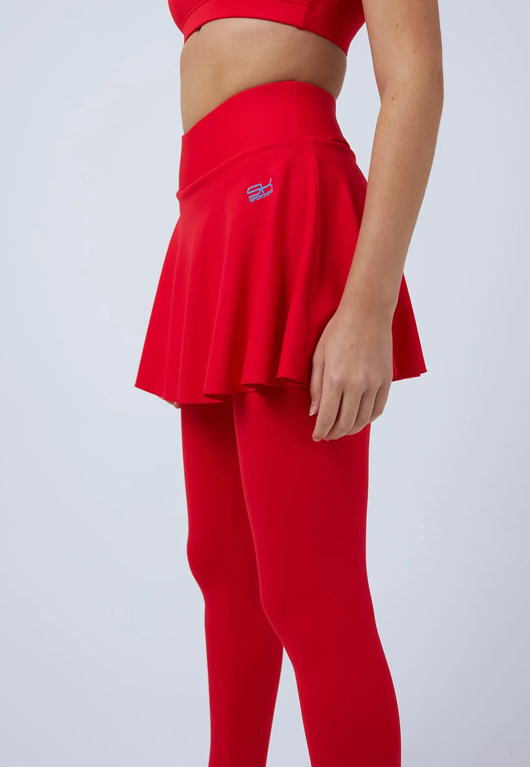 SPORTKIND Advantage Tennisrock Leggings UV-Schutz warm