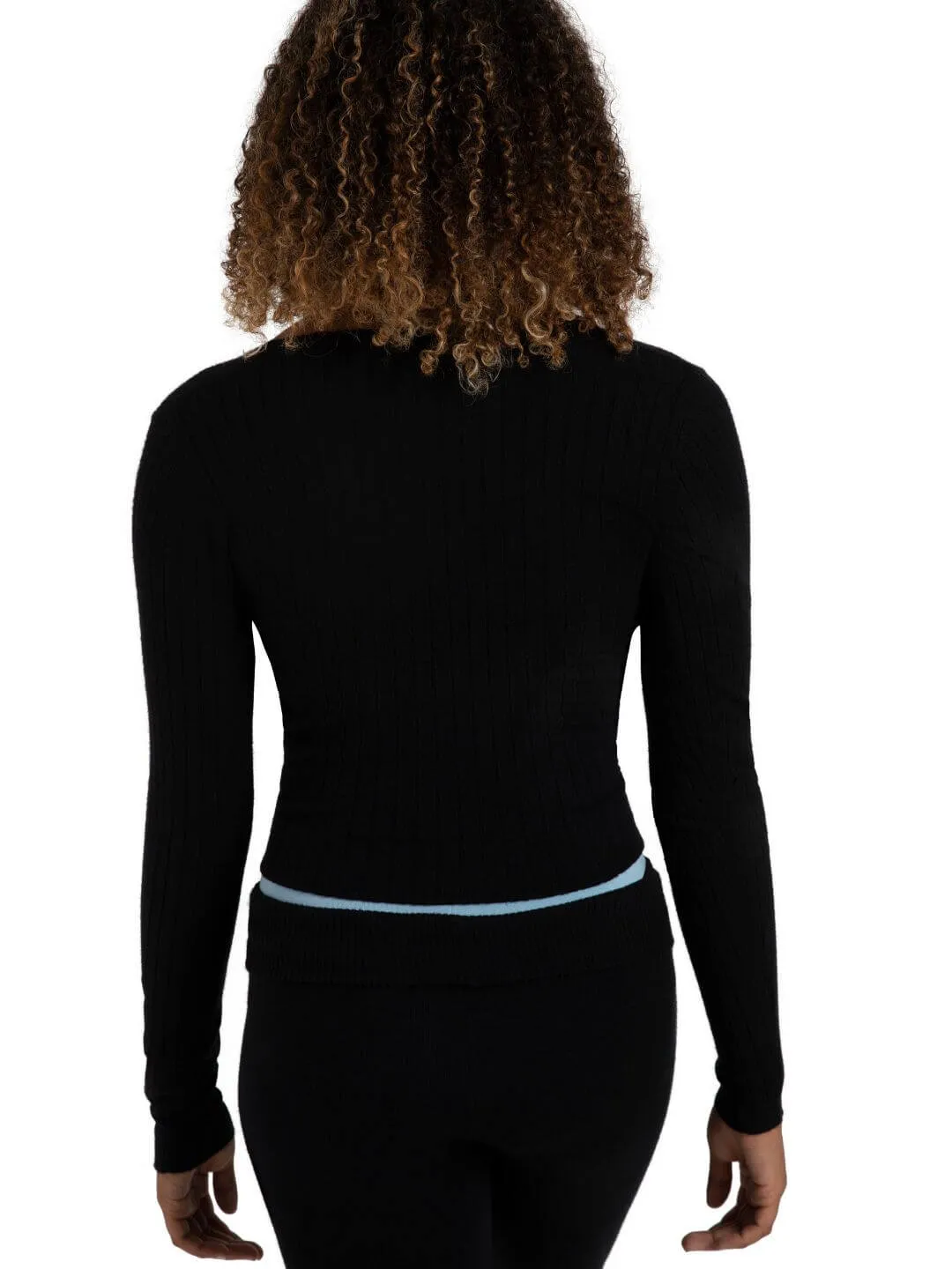 Capezio Harmonie CK11002WD Crossover Pullover Schwarz Langarm
