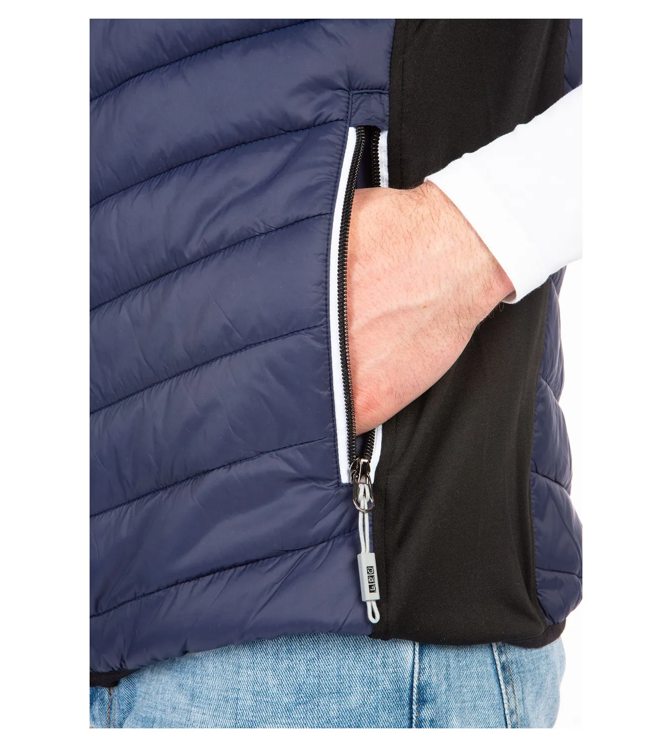 LPO Evan Hybrid-Steppweste Herren blau leicht