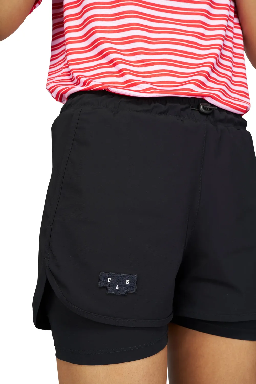 UNNA Flow Shorts 3" Laufshorts Schwarz Innenhose