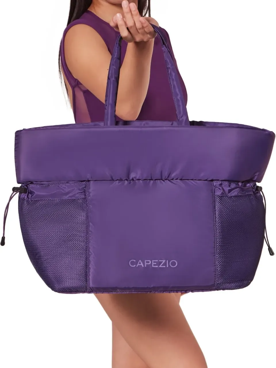 Capezio Studio Multi-Sleeve Tote Tasche aubergine leicht