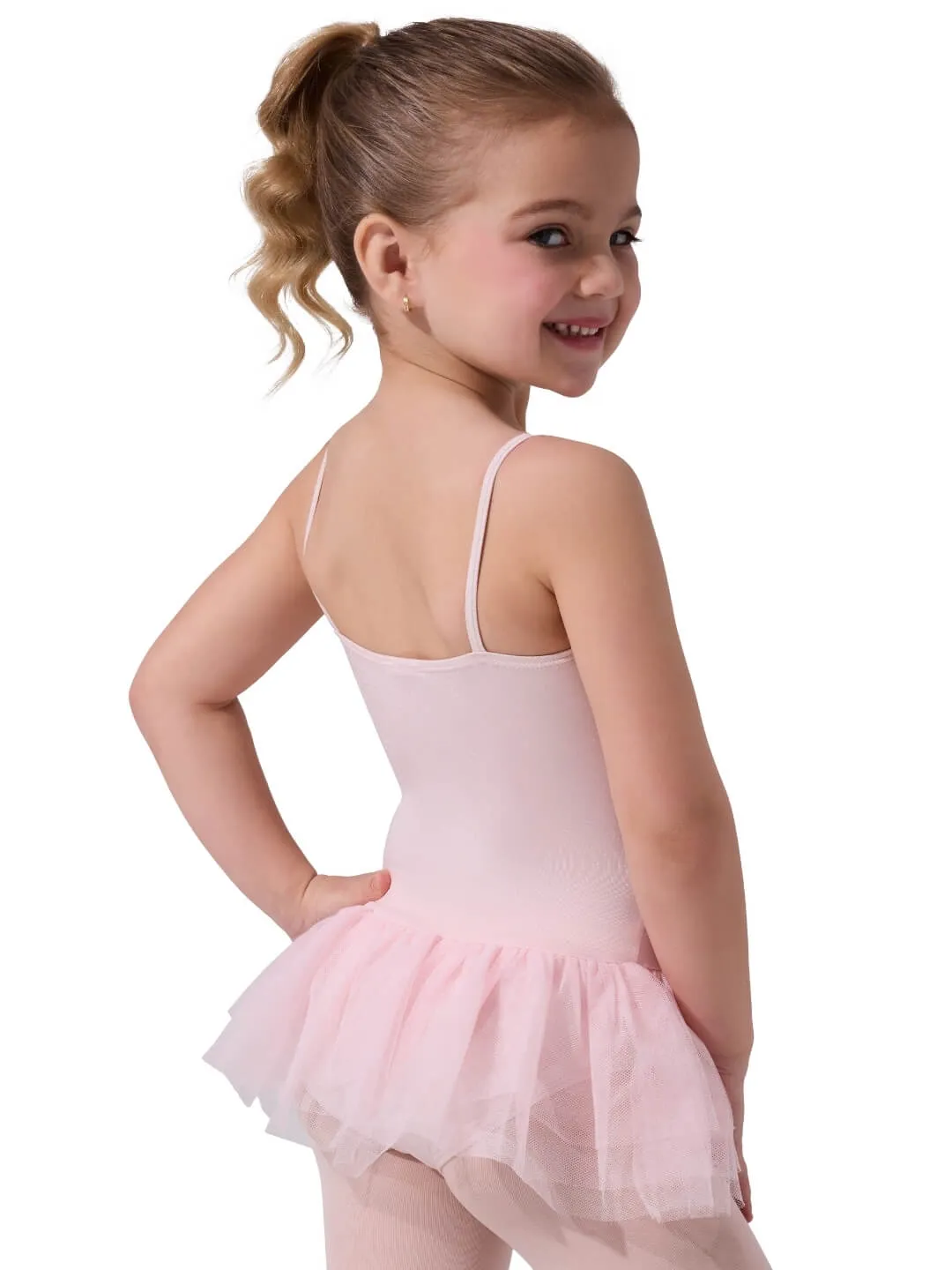 Capezio 11307C Ruffle Yoke Tutukleid Ballett Rosa
