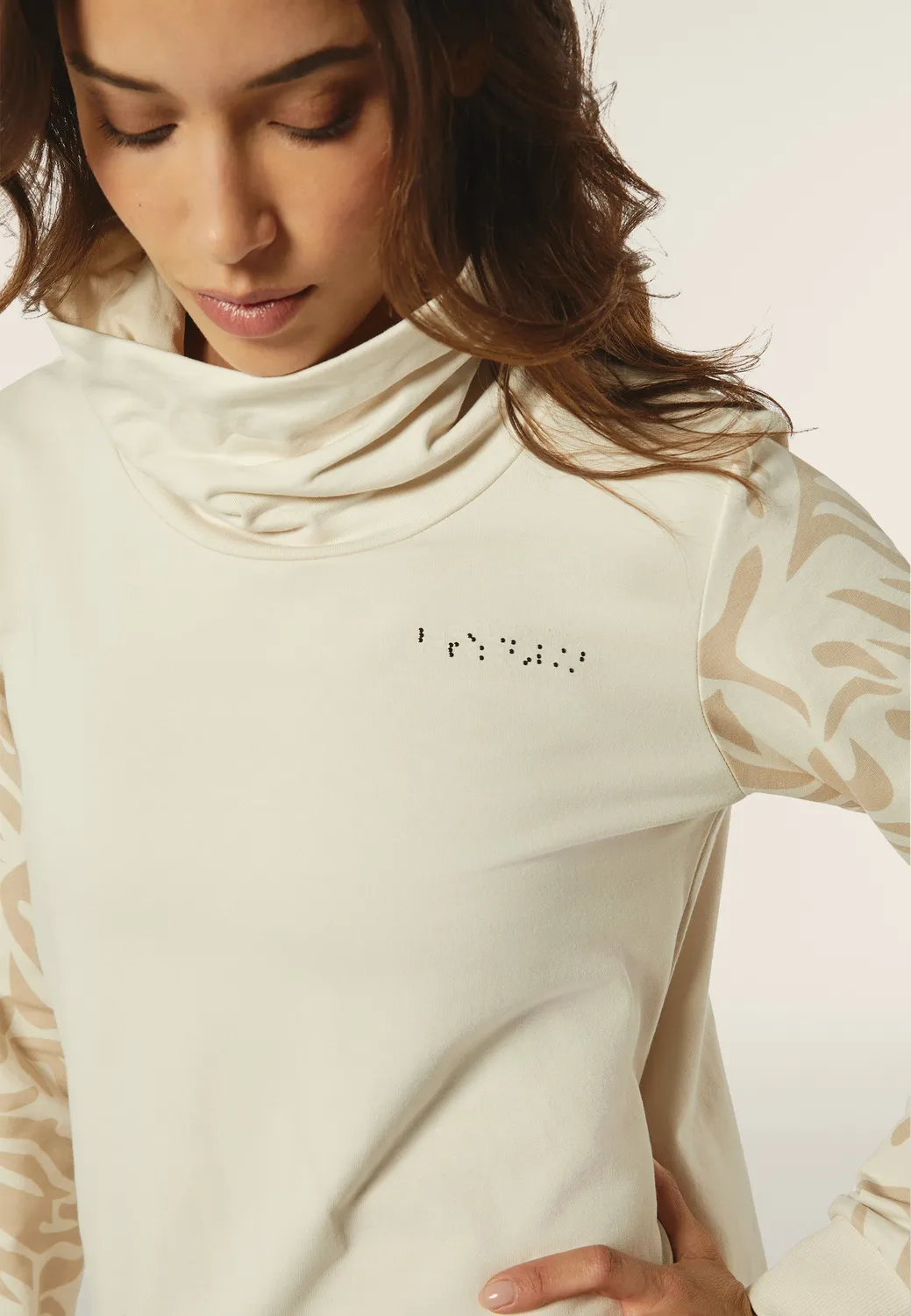 Freddy Sweatshirt Comfort Fit Blumenärmel Jester Red