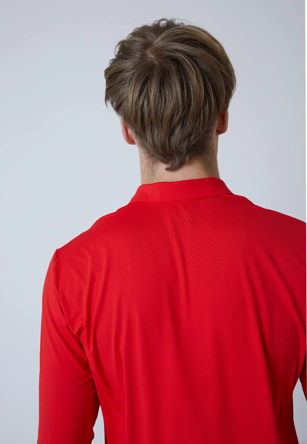 SPORTKIND Tennis Poloshirt Langarm Herren atmungsaktiv