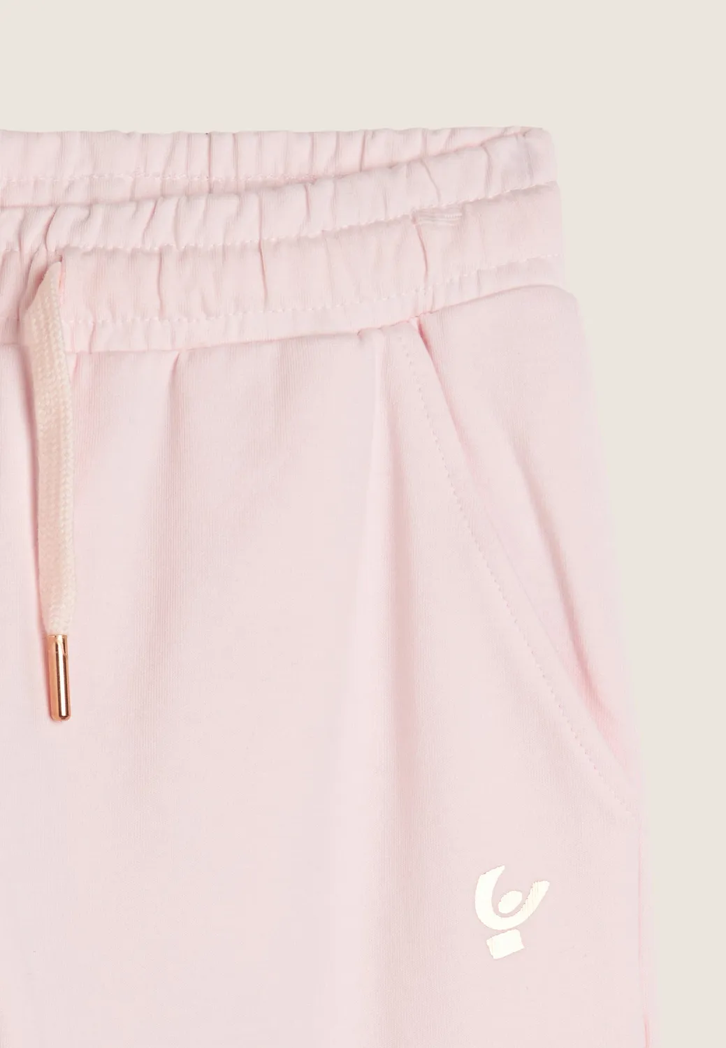 Freddy Kinder Sporthose mit Bündchen Rosa Baumwolle