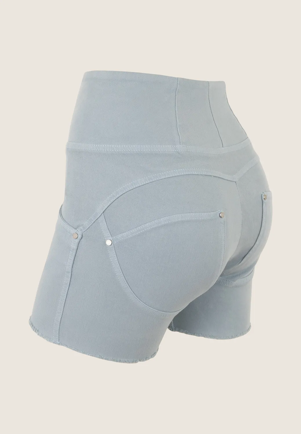 Freddy WR.UP Shorts Damen Blue Fog hoher Bund