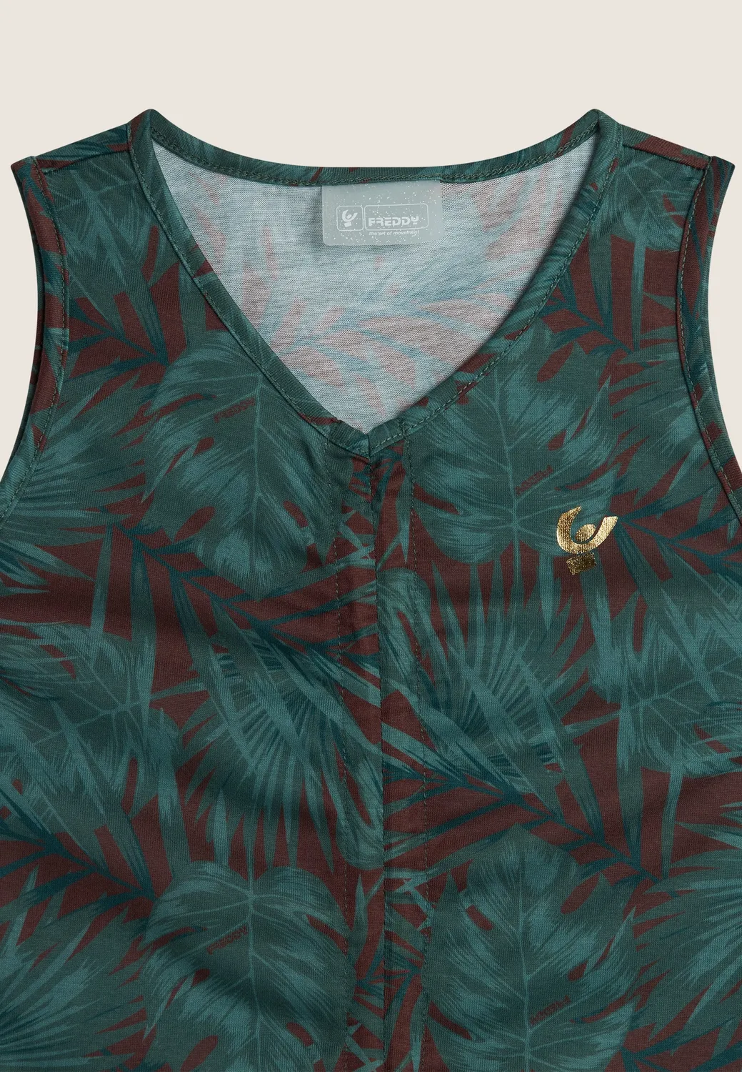 Freddy Tropical Top Mädchen multicolor gerafft