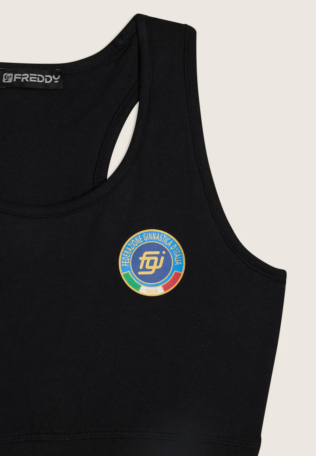 Freddy FGI Sporttop Damen Navy M blickdicht stützend