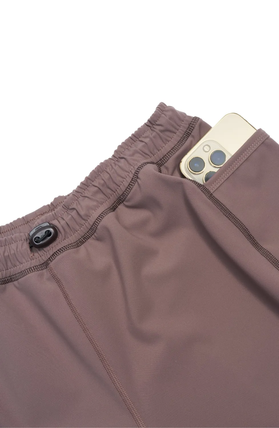 UNNA Boost Half Tights Laufshorts Plum Grey Herren
