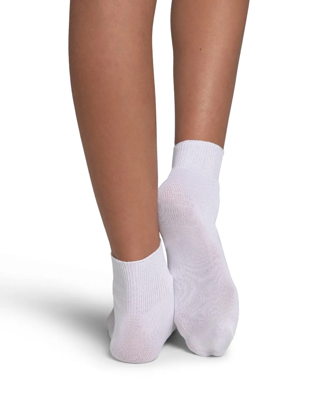 Capezio Dance Sock BG017C Tanzsocken Weiß Kinder Rippbündchen