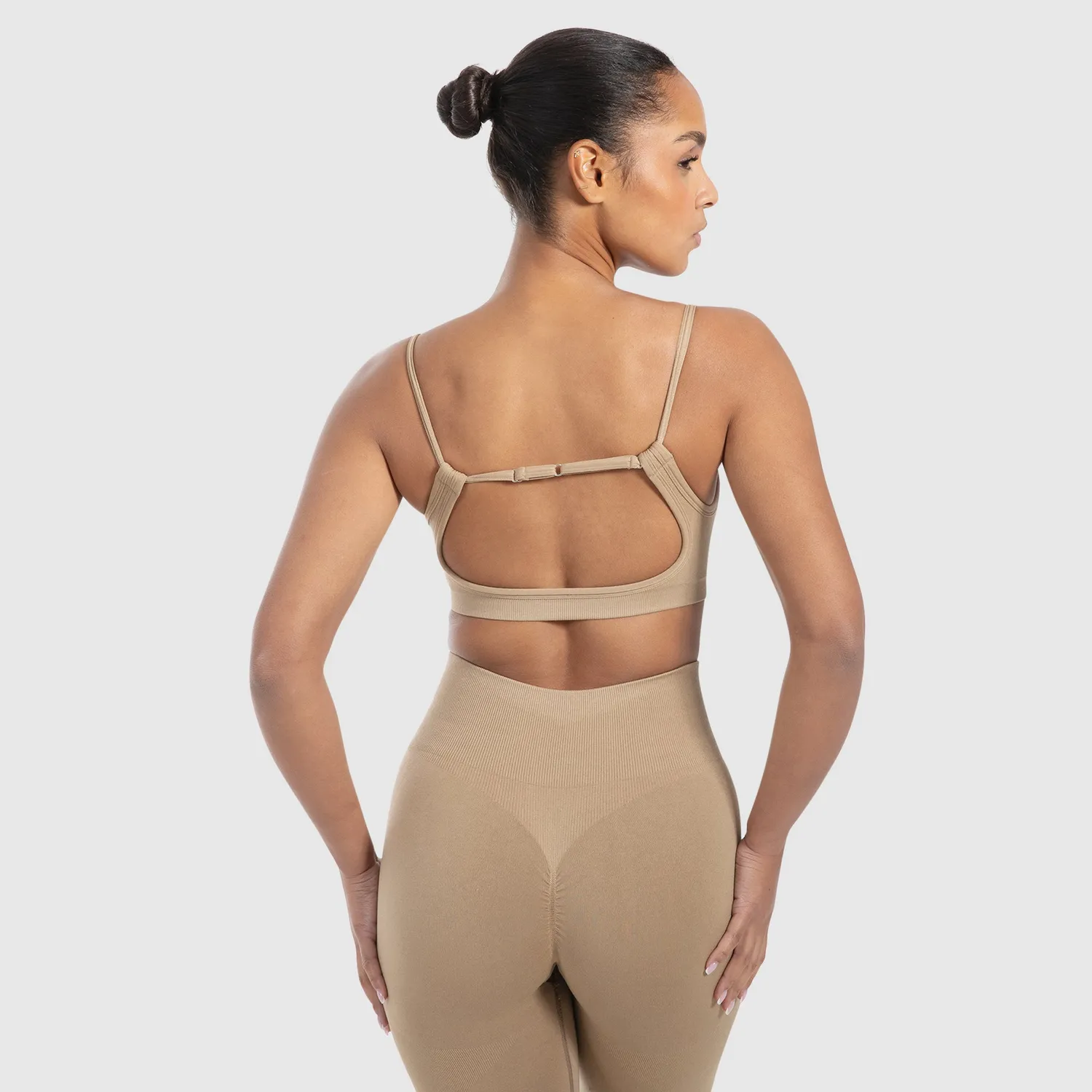 Smilodox Sorea Nesa Sport BH Damen Schwarz Seamless