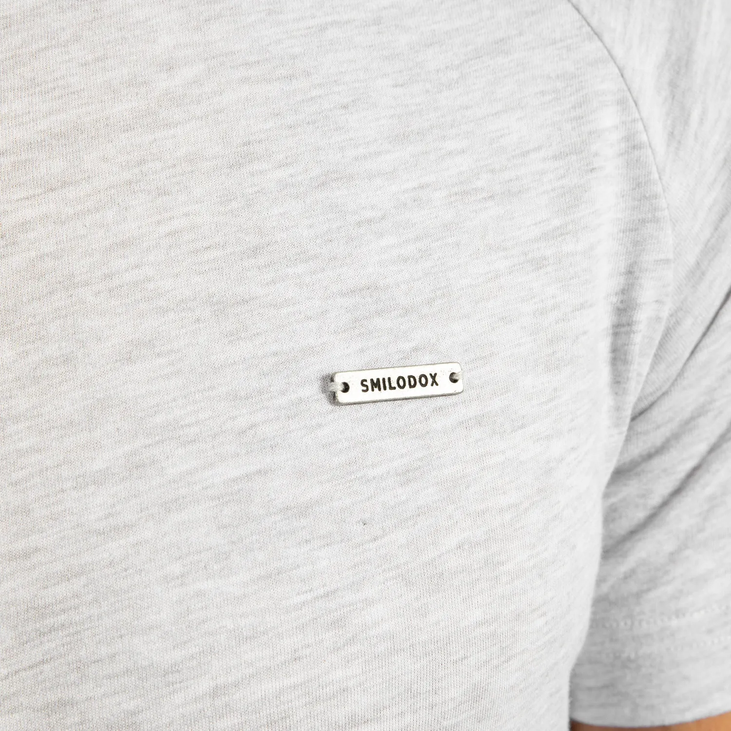 Smilodox Lunara Thilo T-Shirt Schwarz Slim Fit