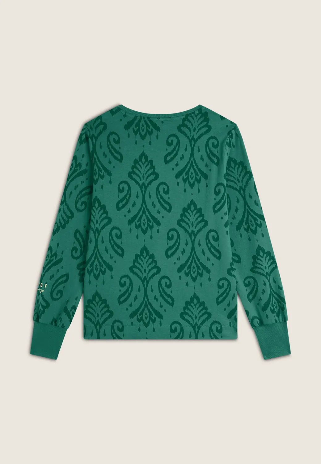 Freddy Sweatshirt Damen Ikat Black Blumen Rundhals