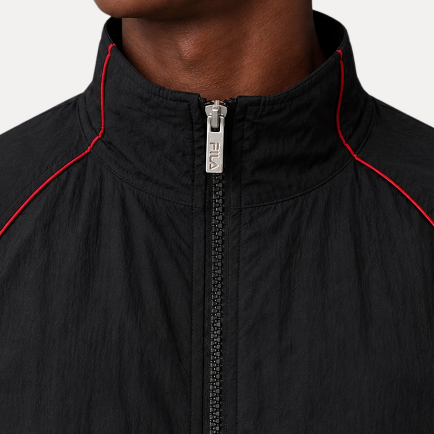 SMILODOX x FILA Sven Trainingsjacke Schwarz Herren