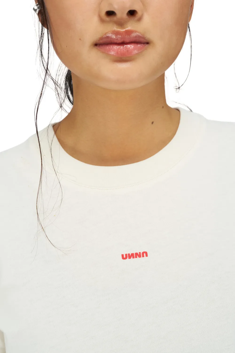 UNNA Sun Tee T-Shirt Damen Vanilla White Bio-Baumwolle