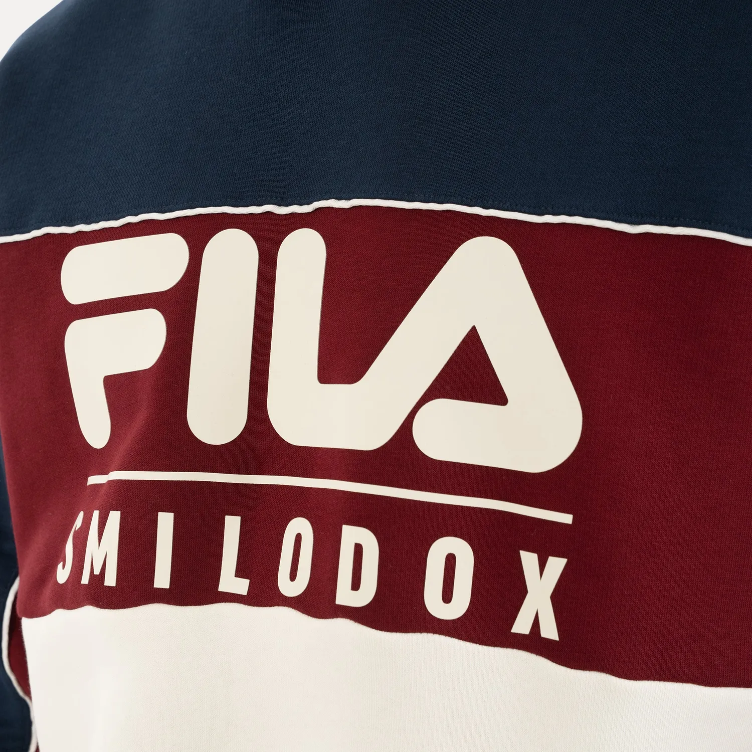 SMILODOX x FILA Tremiti Hoodie Schwarz Herren