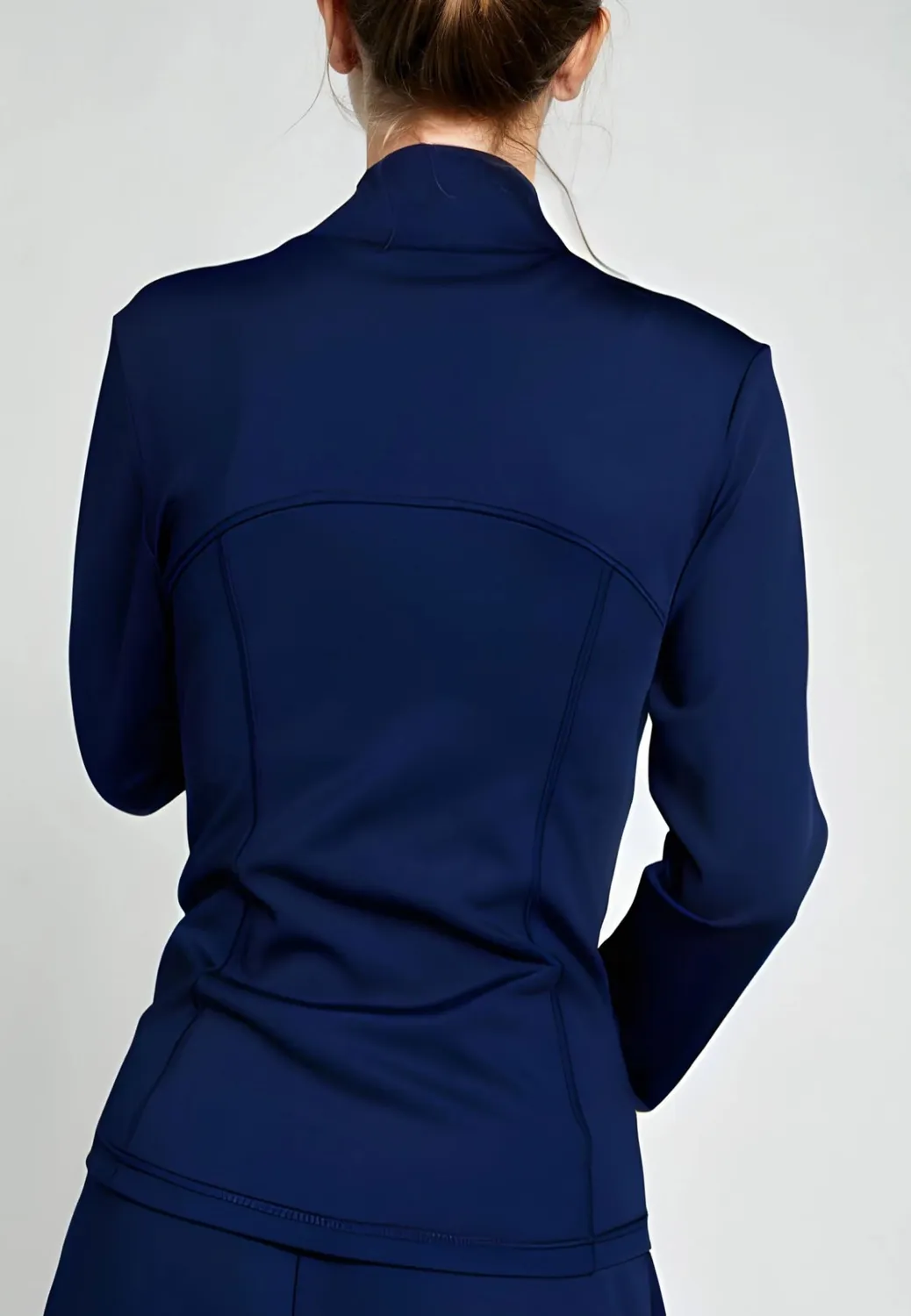 SPORTKIND Trainingsjacke Damen ohne Kapuze YKK