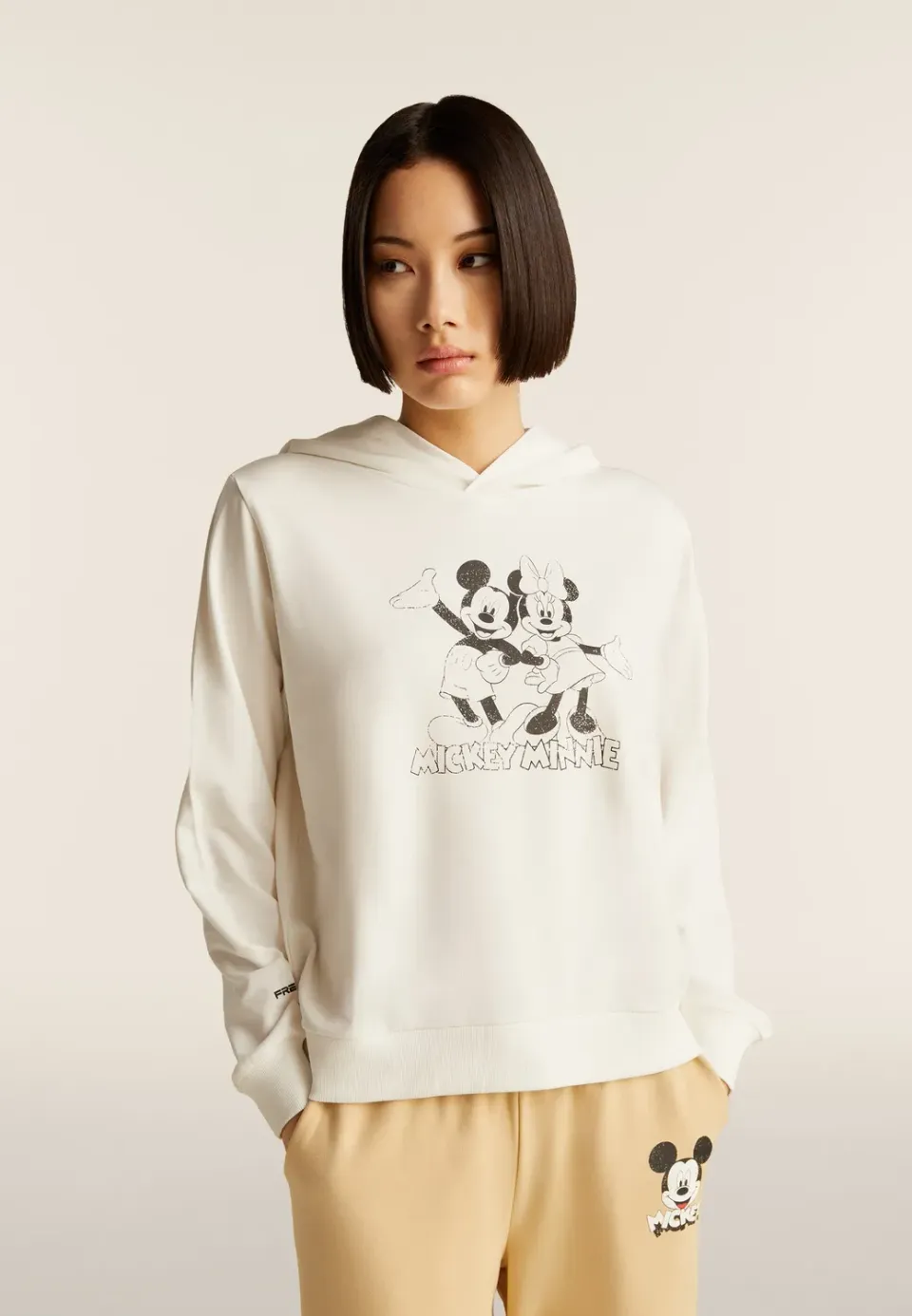 Freddy Mickey & Minnie Hoodie Weiß BW721L