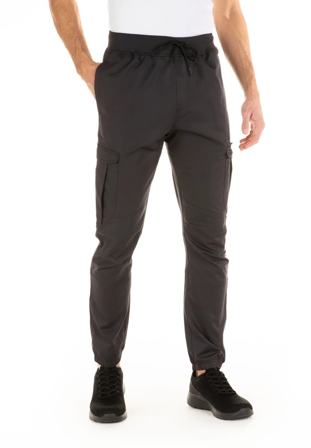 LPO Remus Herren Cargohose dunkelgrau Stretch