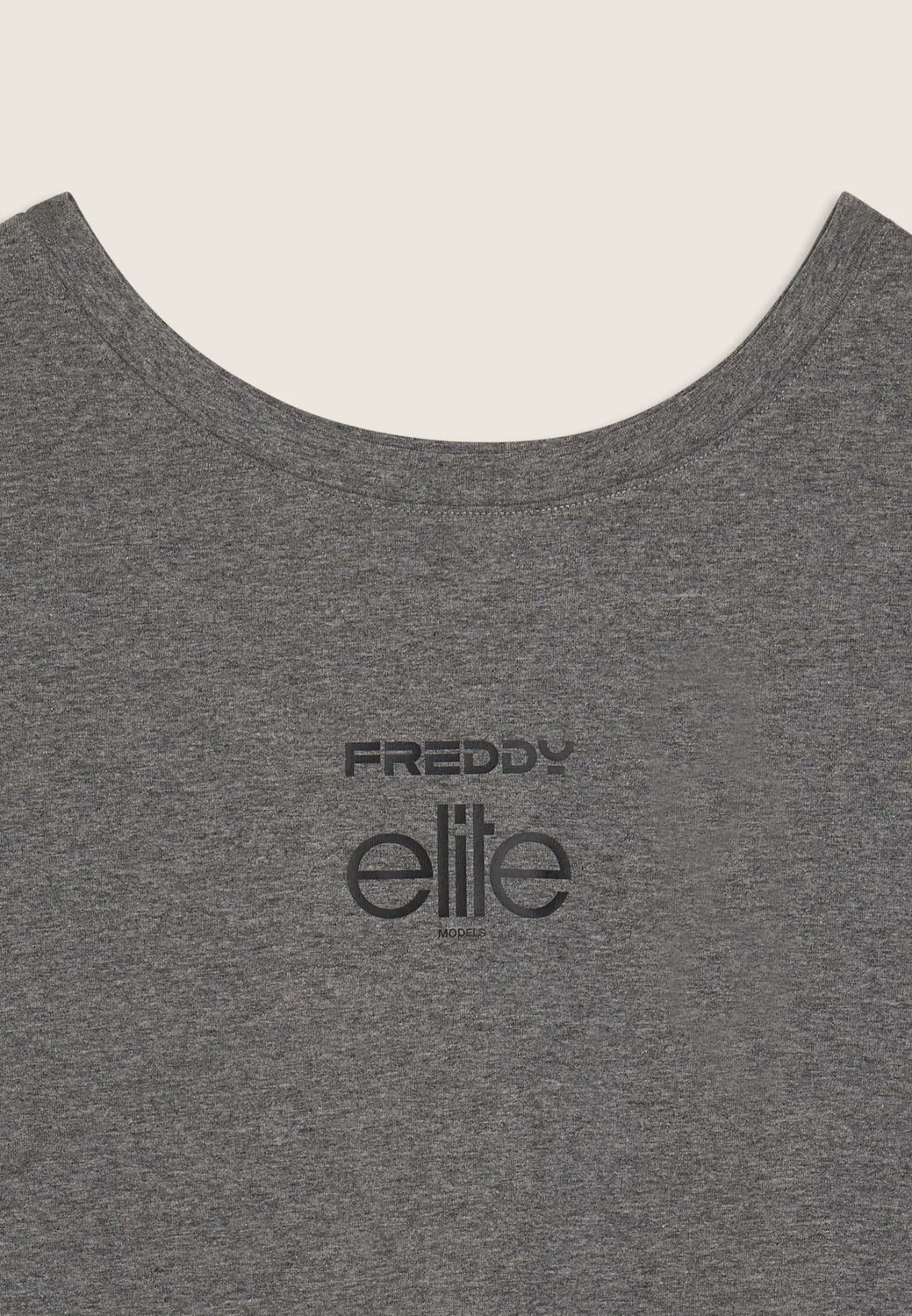 Freddy Elite T-Shirt Melange Gray beidseitig Baumwolle