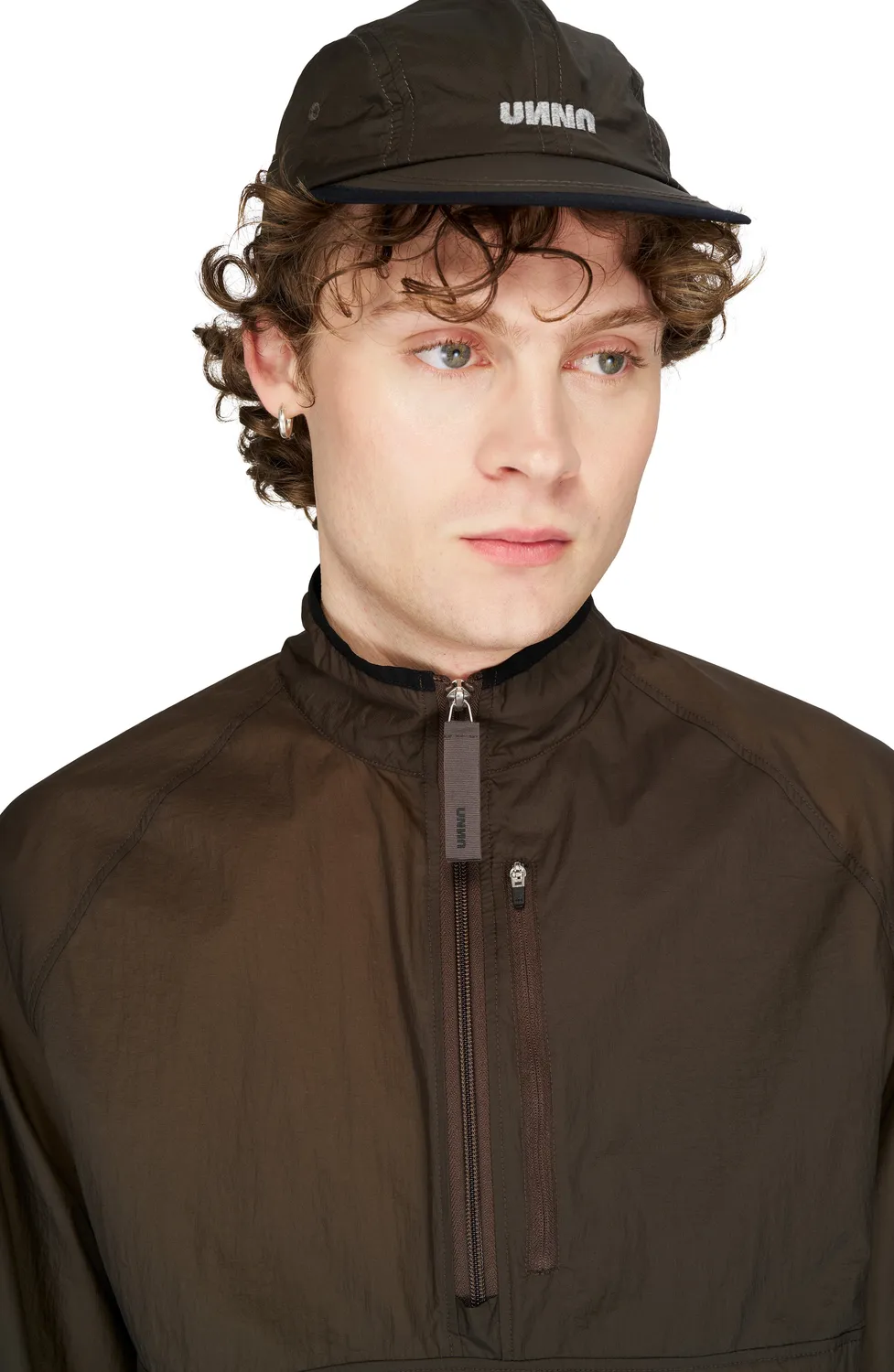 UNNA Smiles Windstopper Laufjacke Herren Braun winddicht