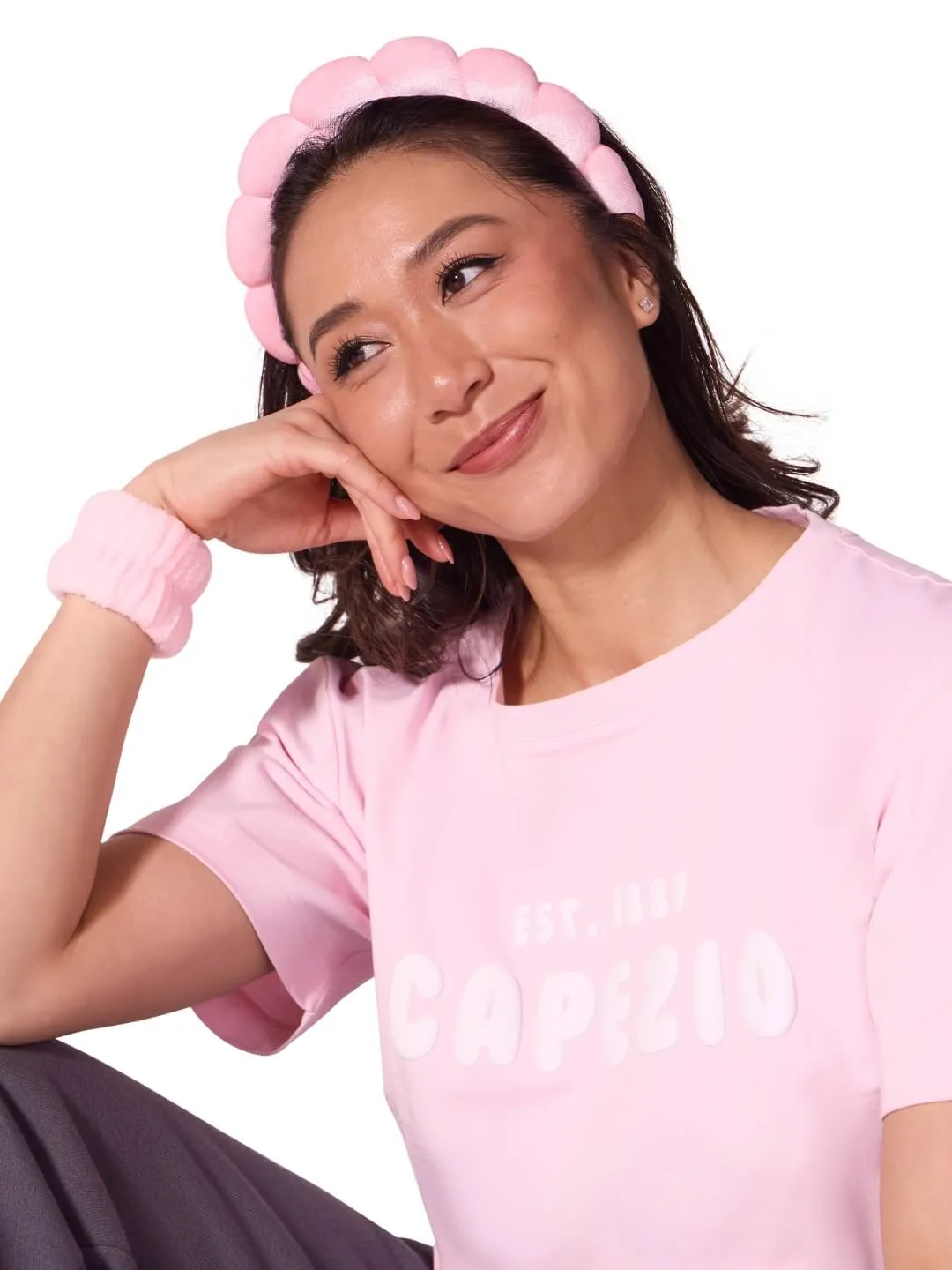 Capezio Bunheads BH1727 Spa-Set Pink 3-teilig Samt