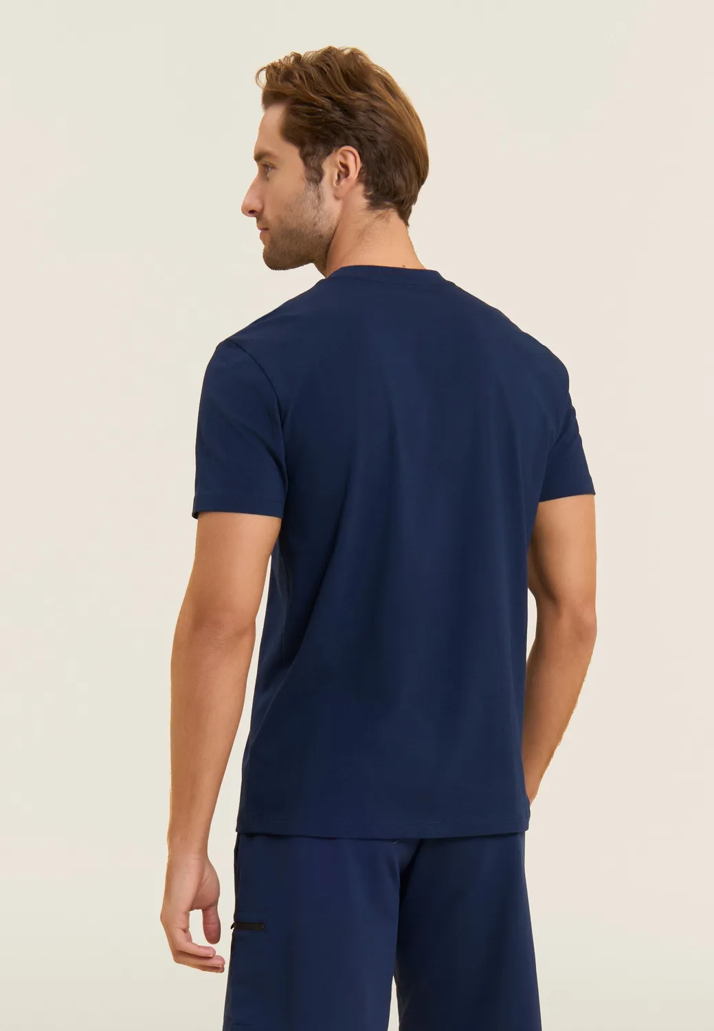 Freddy Logo T-Shirt Herren Pageant Blue Baumwolle