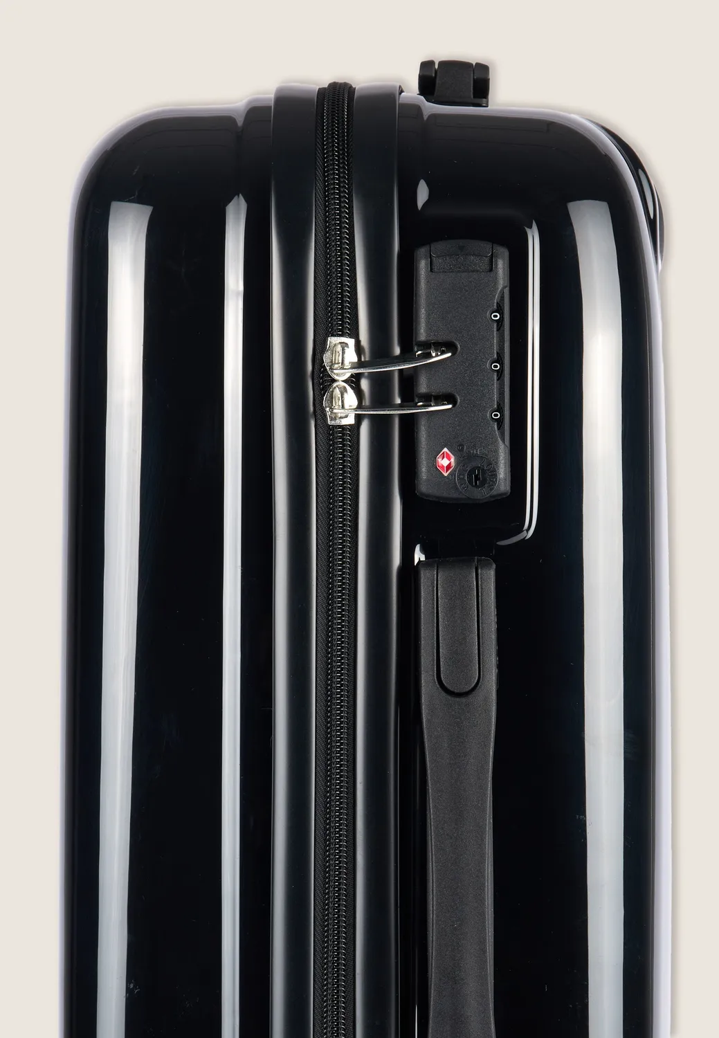 Freddy Kabinen-Trolley ABS Schwarz Glanz 30L