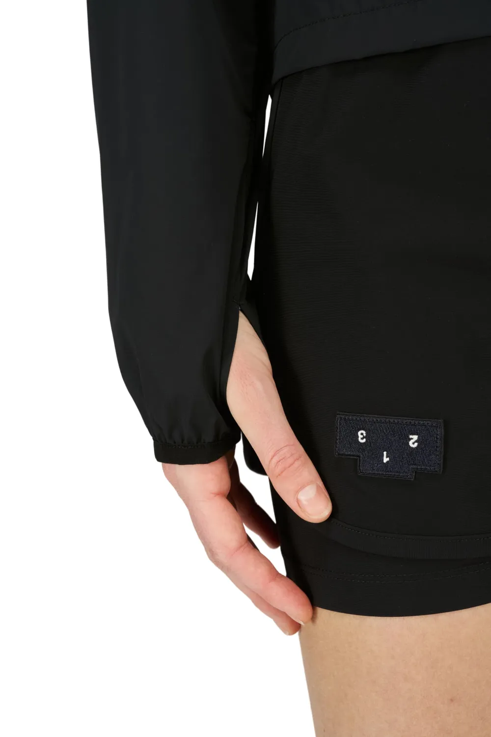 UNNA Run Wild Shirt W Overshirt Schwarz reflektierend