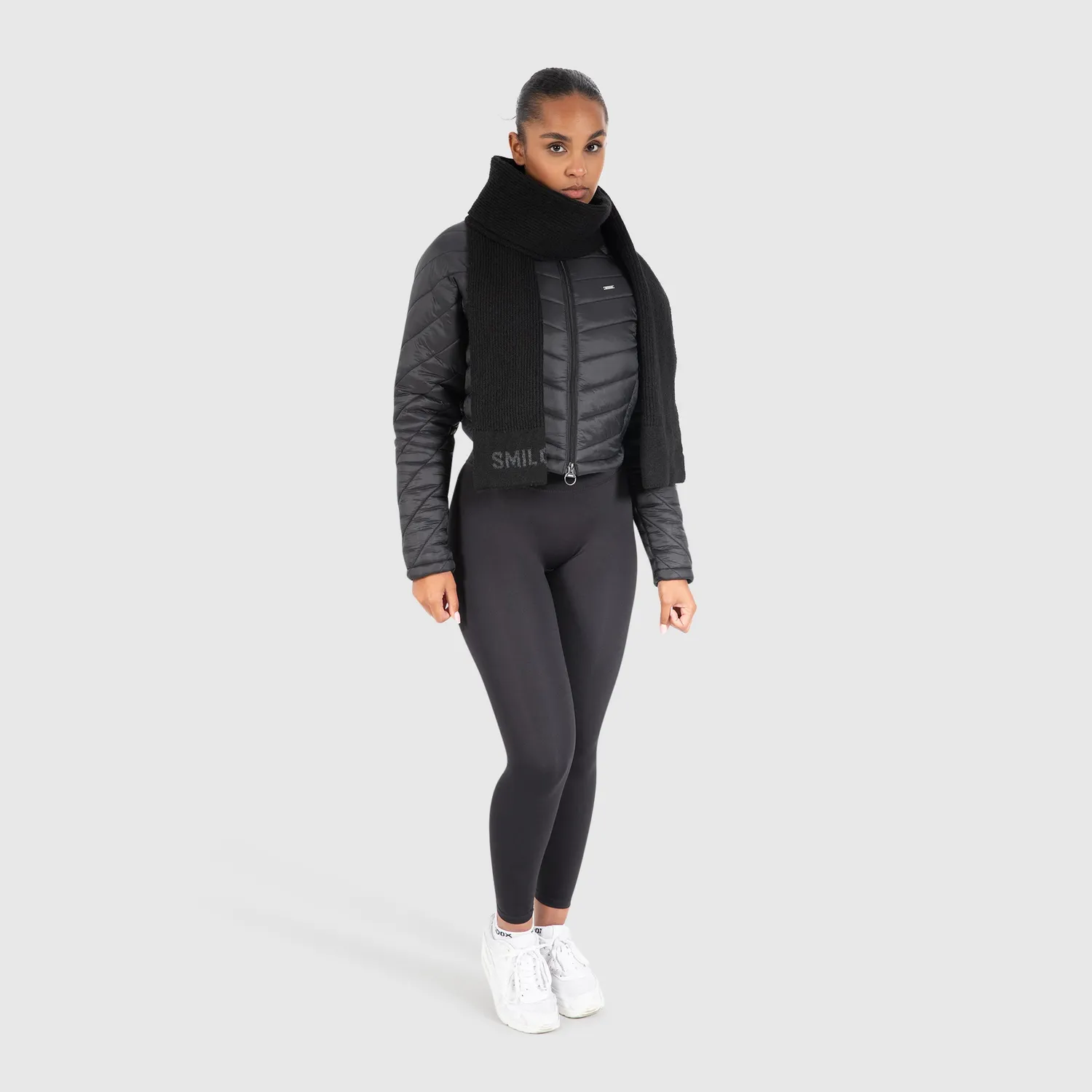 Smilodox Zeyn Arctic Schal Schwarz extra lang