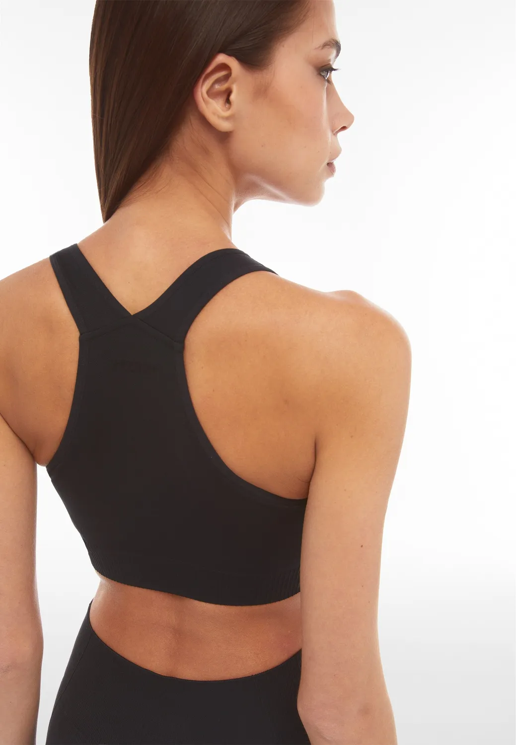 Freddy Seamless Sport-BH Schwarz M/L mittlerer Halt