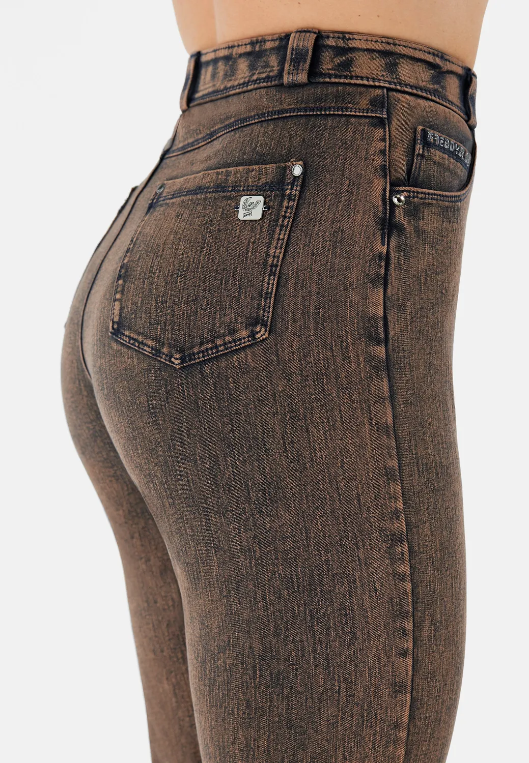 Freddy Black 7/8 Jeans Straight Lunarwashbeige J106B