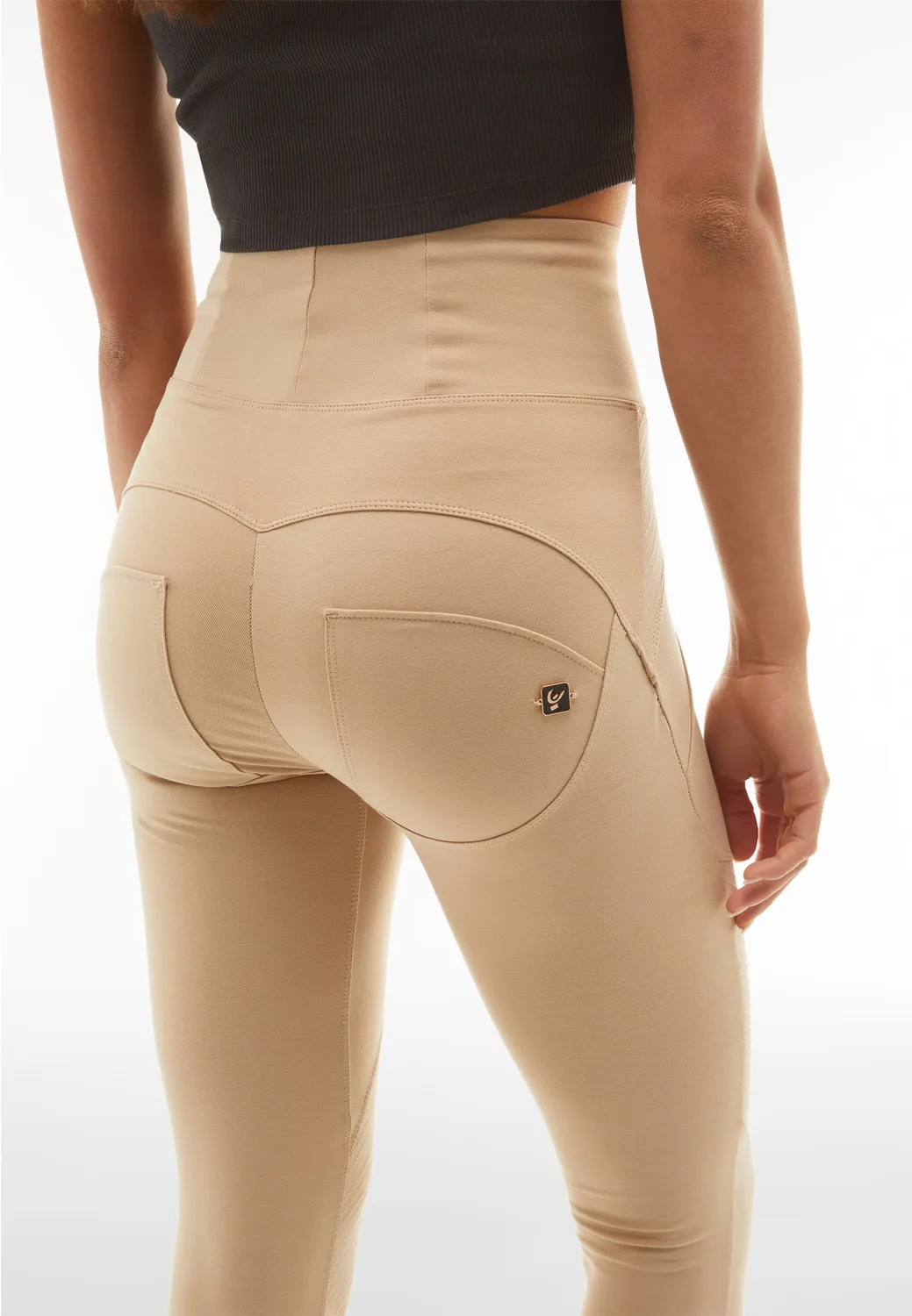 Freddy WR.UP Biker Push-up Hose French Roast superskinny