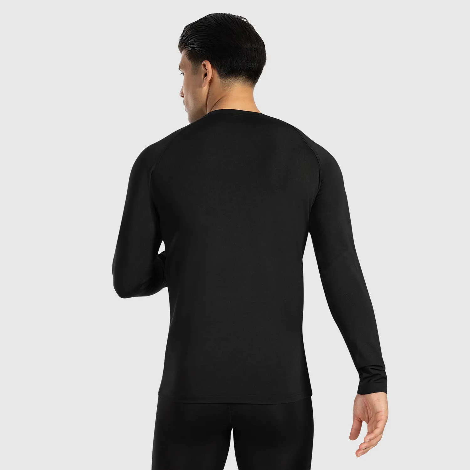 Smilodox Zeyn Longsleeve Schwarz Herren Langarm