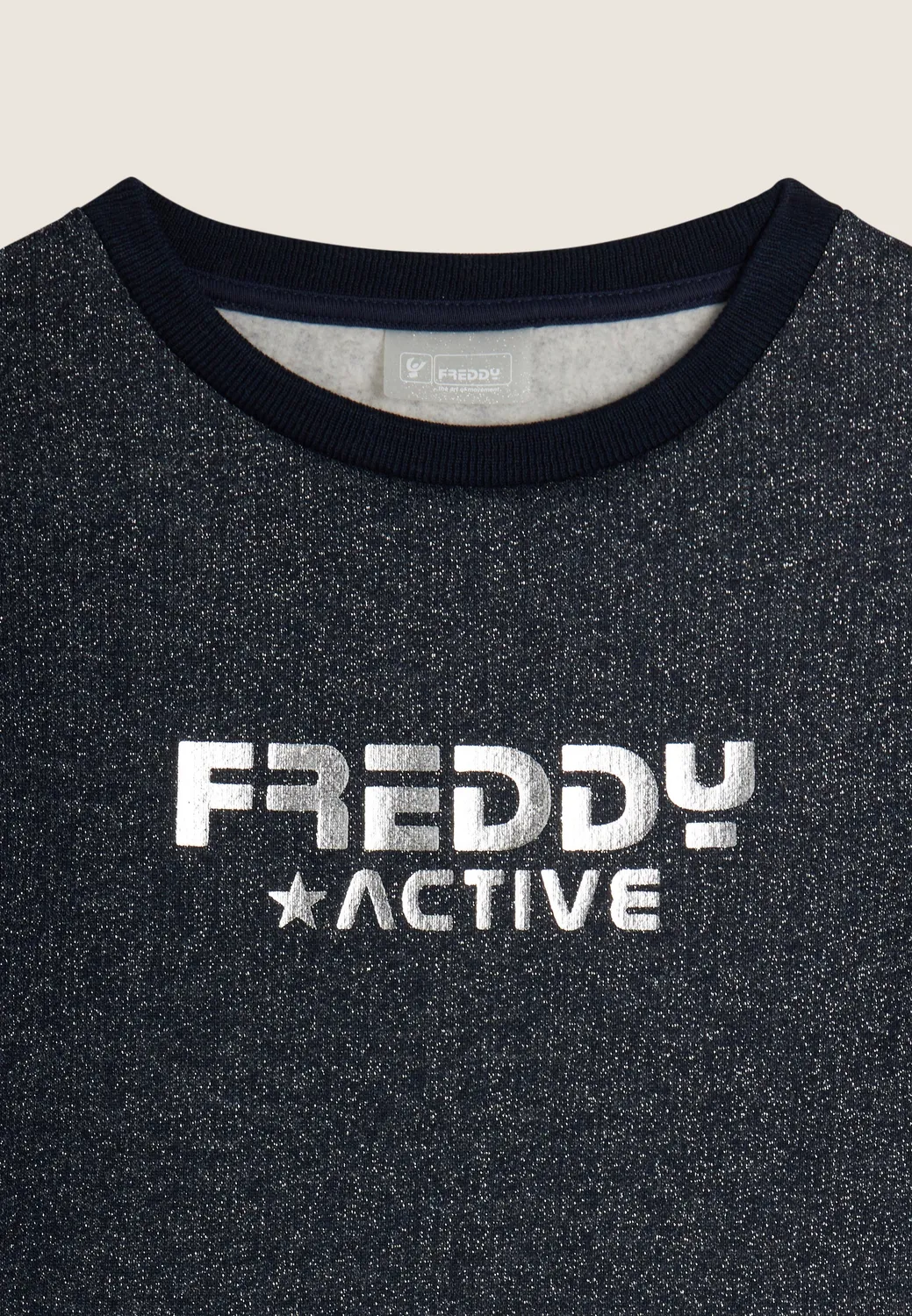 Freddy Maxi Sweatshirt Mädchen Blau Lurex