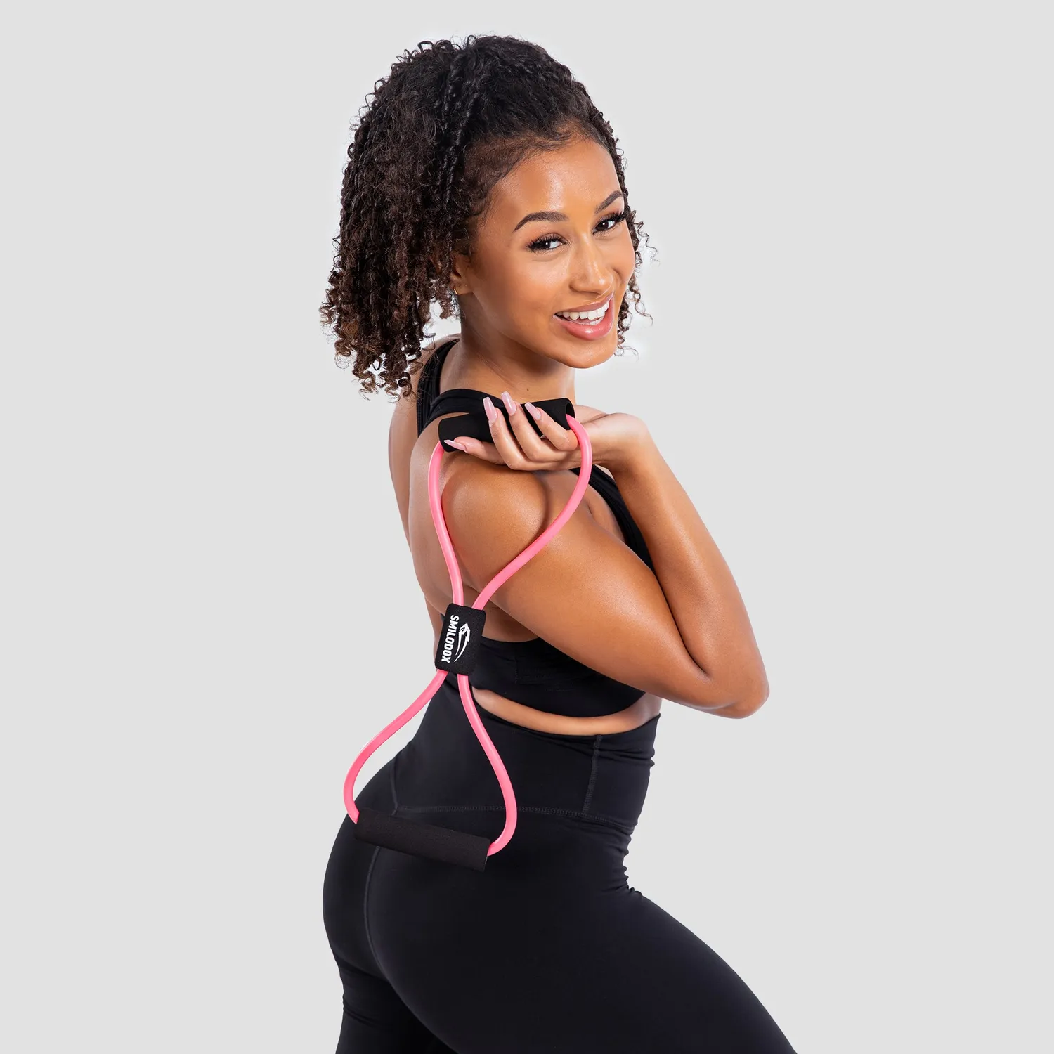 Smilodox Soft Expander Fitnessband Light Pink rutschfest
