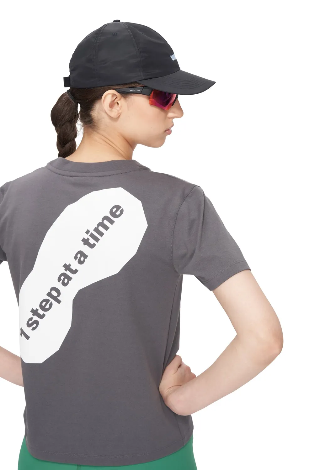 UNNA 1 Step T-Shirt Damen Magnet Grey Bio-Baumwolle