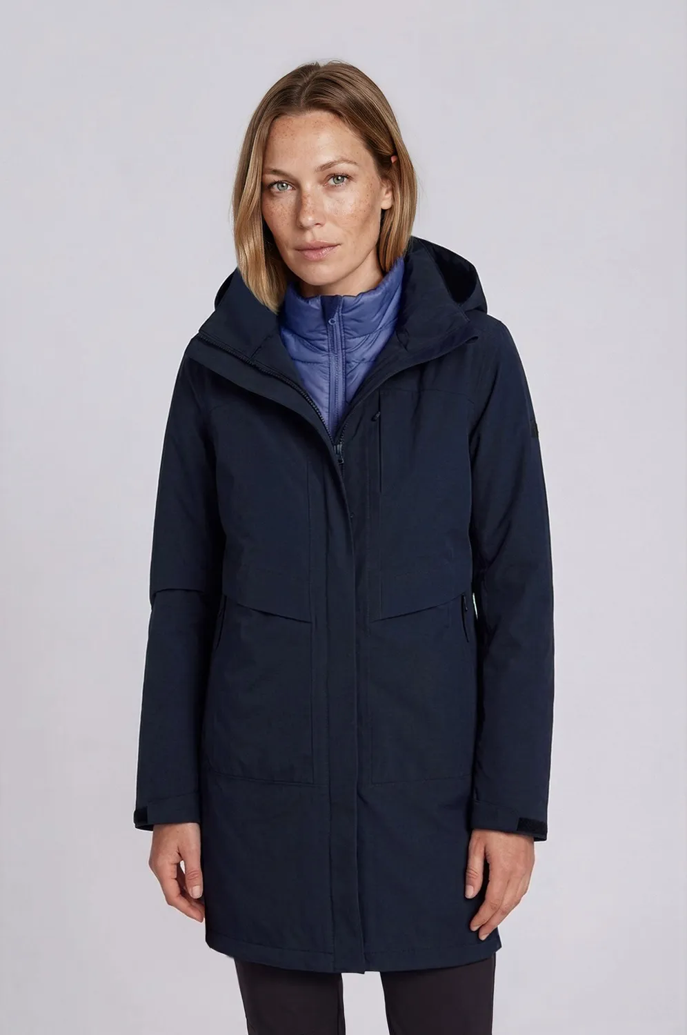 LPO Mirell 3 in 1 Parka Damen dunkelblau wasserdicht
