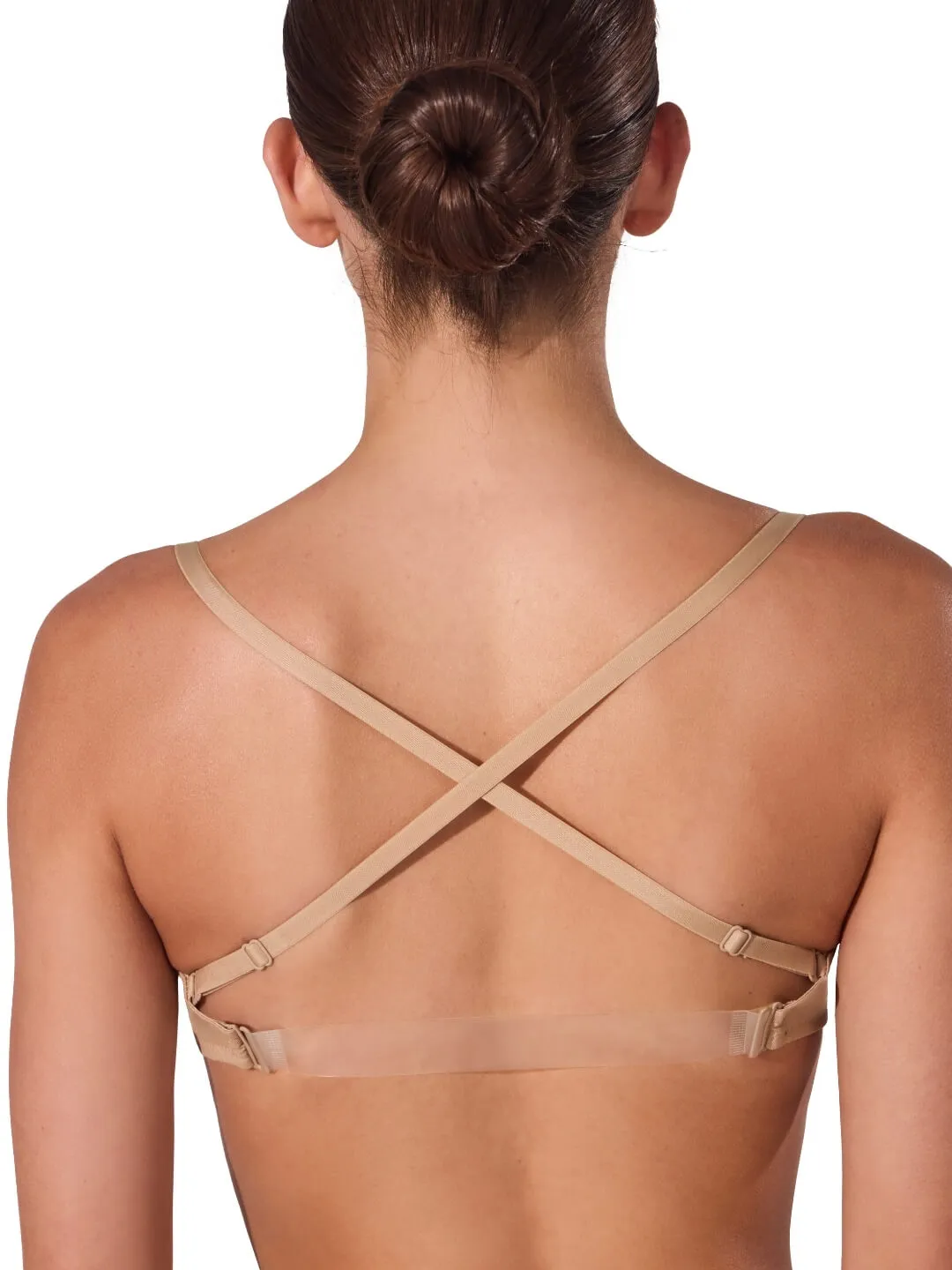 Capezio 3767W Show-BH Nude Bügel transparent