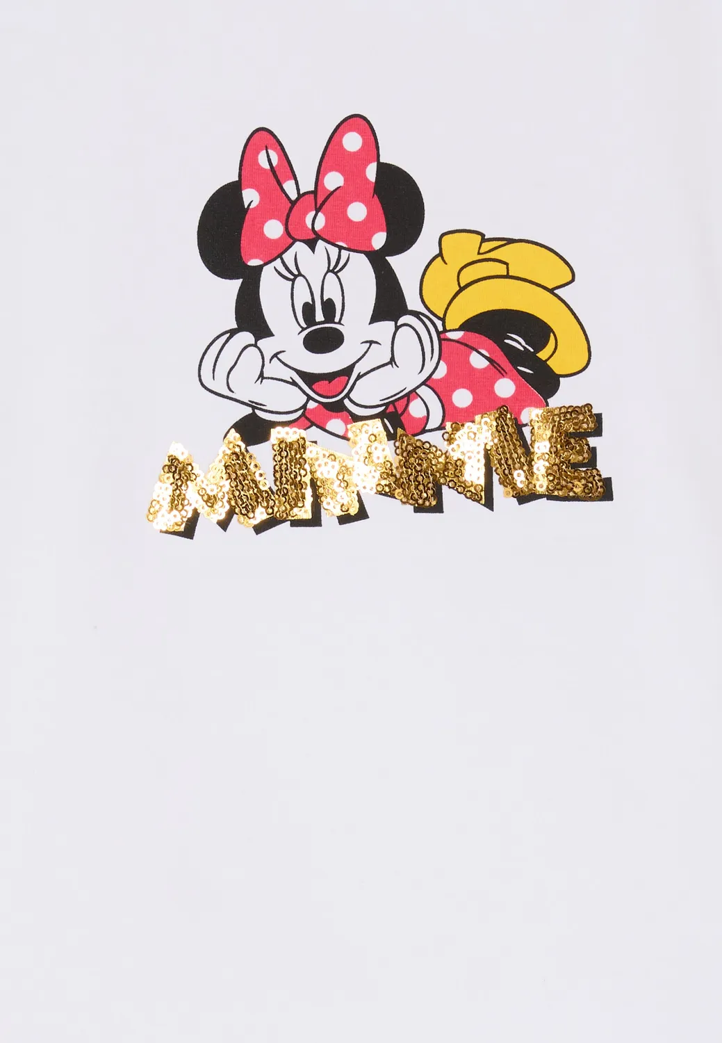 Freddy Minnie T-Shirt Mädchen Pailletten Schwarz