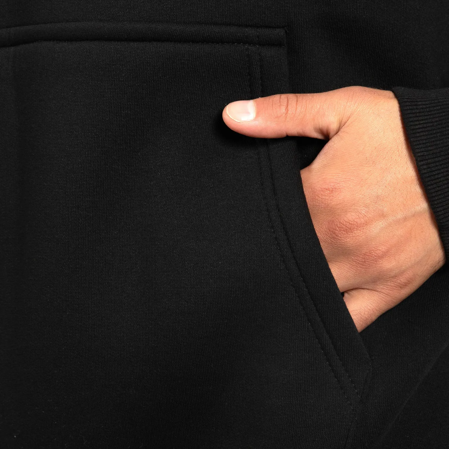 Smilodox Kayson Hoodie Schwarz Herren Oversize