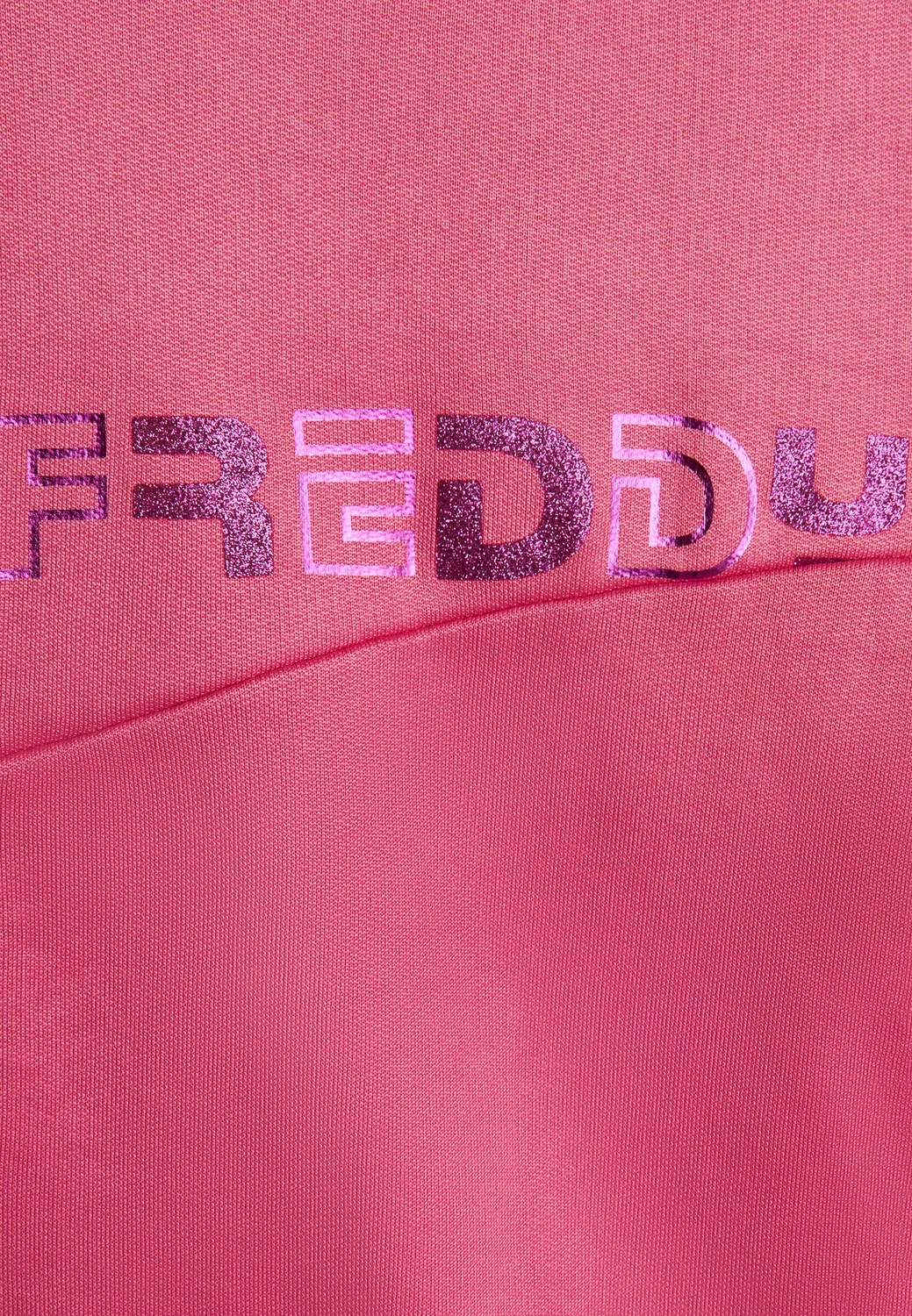 Freddy Zip-Hoodie Mädchen rosa Glitzer