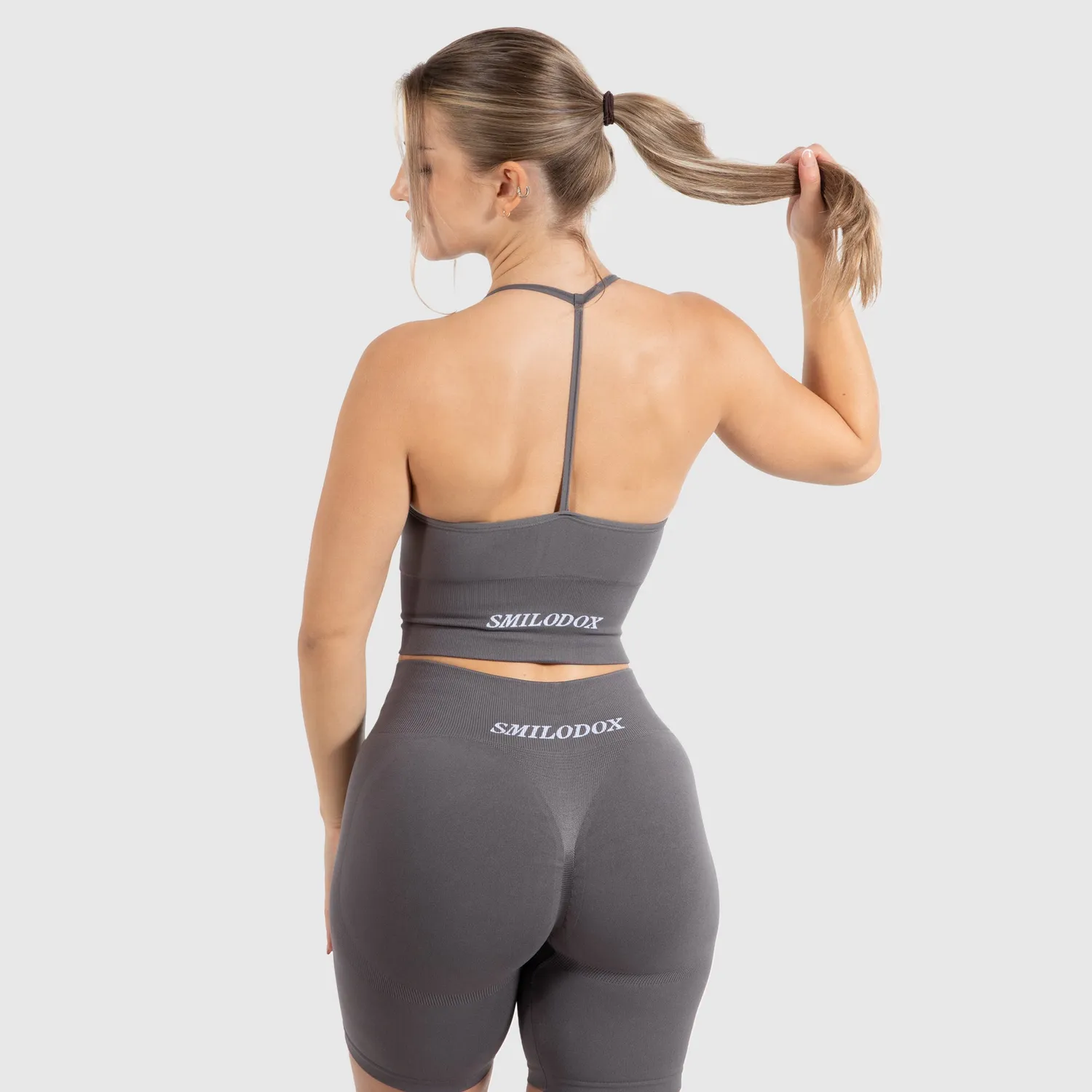 Smilodox Lunara Maria Solid Top Schwarz Lang