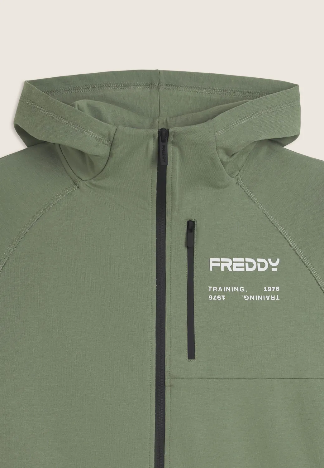 Freddy Hoodie Herren Full-Zip Blau Training warm