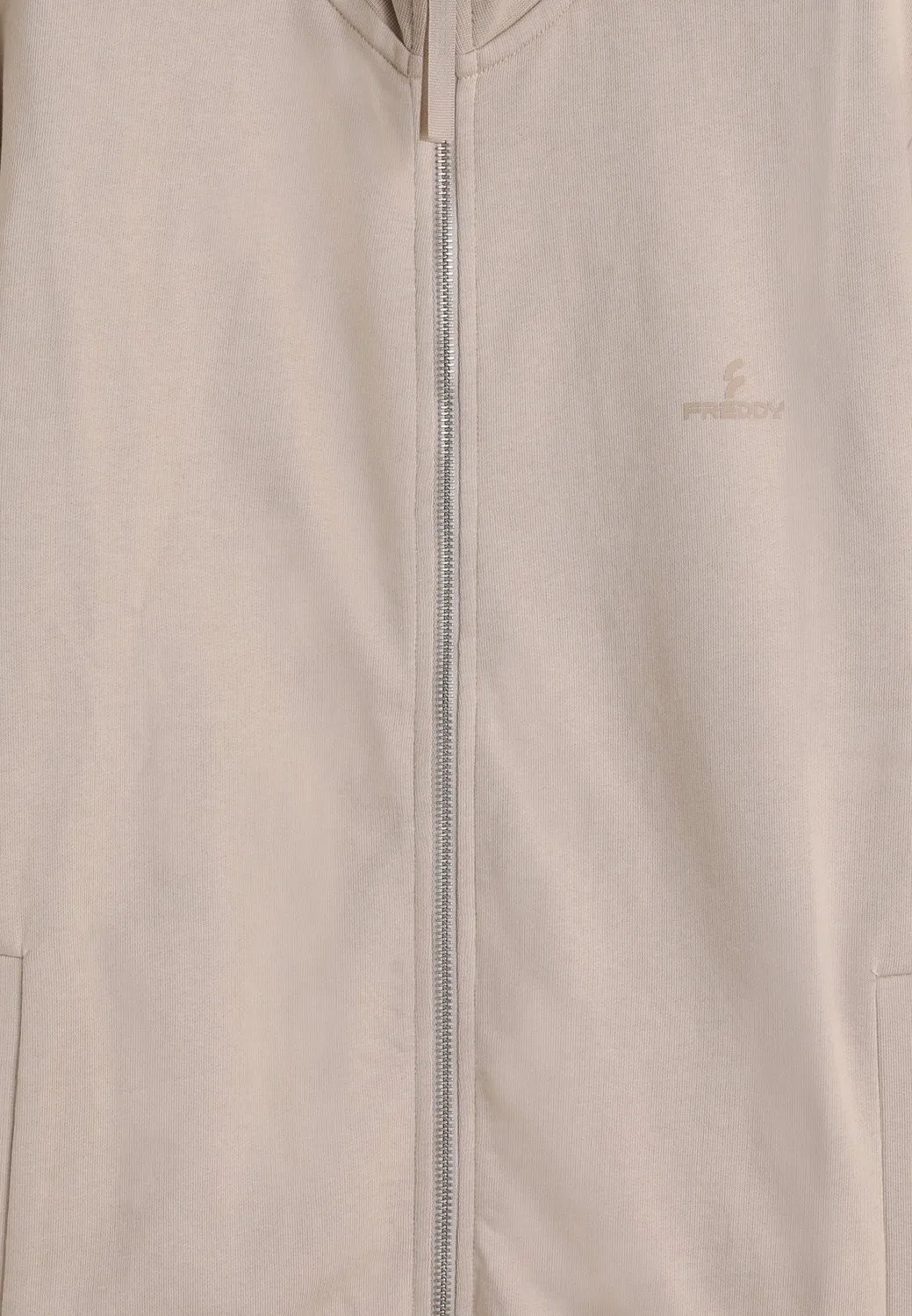 Freddy Herren Sweatshirt Stehkragen Grau S Rippbund