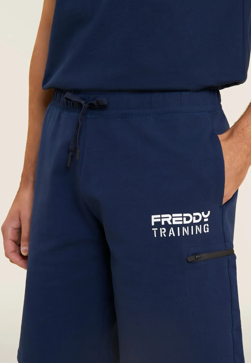 Freddy Training Shorts Herren Pageant Blue Knie